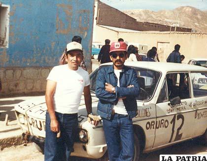 Gualberto y Pedro Mena, destacados pilotos orureños