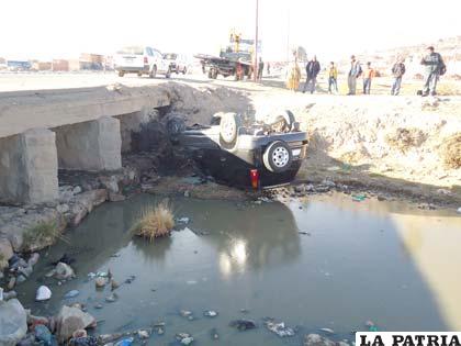Una distracción del conductor provocó el incidente