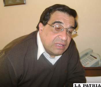 José Peñaranda, gerente de la Cámara de Industrias de Oruro