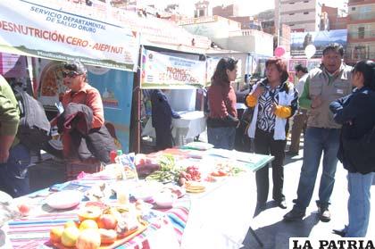En Feria se abordaron temas referentes al cuidado de la salud materna e infantil