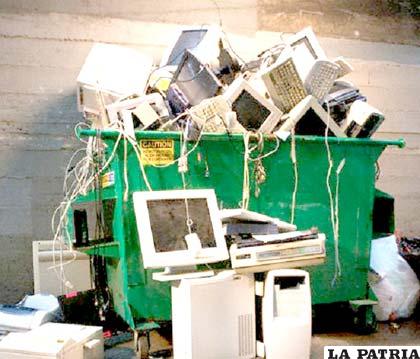 Existe cantidad de basura electrónica en Bolivia