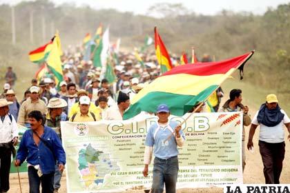 El Gobierno del Presidente Morales intenta por todos los medios de desacreditar la marcha por el Tipnis