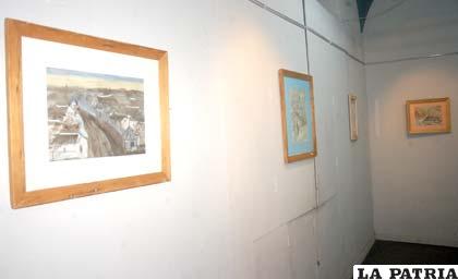 Temáticas orureñas son las principales obras que muestra la “Expo Acuarelas”