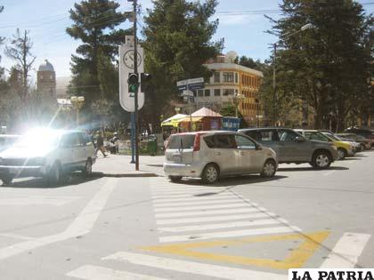 Vehículo que era conducido por el infractor de esta semana