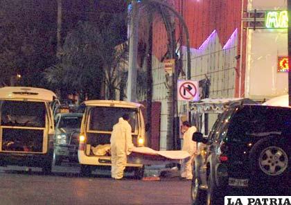 Escena del crimen que estremeció a México