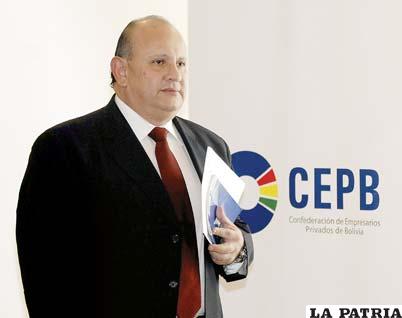 Presidente de la Federación de Empresarios Privados de Santa Cruz, Gabriel Dabdoub