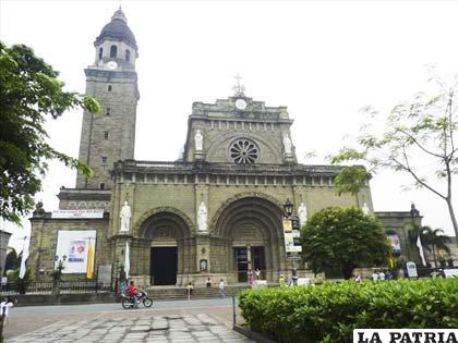 Catedral de Intramuros, el barrio español que forma parte del corazón colonial de Manila, destruido en la Segunda Guerra Mundial