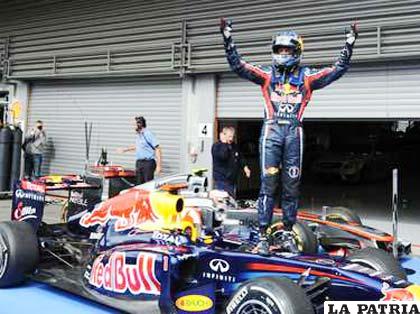 Sebastian Vettel ganador de la prueba