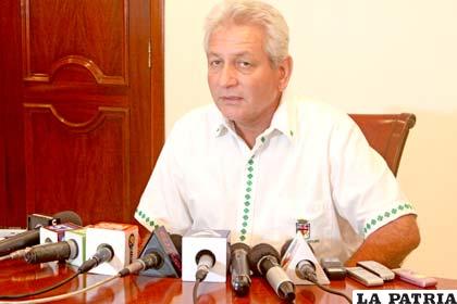 Costas solicitará suspender su audiencia en La Paz /santacruz.gob.bo
