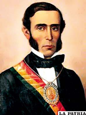 13. JOSÉ MARÍA LINARES LIZARAZU 
Nació el 10 de julio de 1808, en Ticala, finca de Potosí, y murió el 23 de octubre de 1861 en Valparaíso, chile.
Su mandato comenzó el 9 de septiembre de 1857 por un golpe de Estado y concluyó el 14 de enero de 1861 tras ser derrocado.
Disminuyó el número de efectivos del Ejercito de 12.000 a 6.000 por representar mucho gasto para el Estado; creó la Ley de Municipalidades y dividió la República en 32 jefaturas políticas; redujo los gastos públicos disminuyendo su salario y del personal del Gobierno; en 1859 se publicó el primer mapa de Bolivia dibujado por Lucio Camacho; creó la Caja Central de Pagos promoviendo la centralización administrativa.