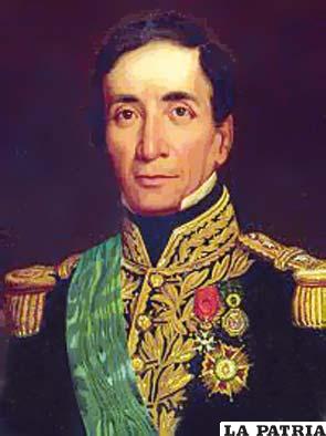 6. ANDRÉS DE SANTA CRUZ Y CALAHUMANA 
Nació en La Paz el 5 de diciembre de 1792 y murió el 25 de septiembre de 1865 en Versalles-Francia, sus restos mortales fueron repatriados.
Fue nombrado como presidente por la Asamblea Constituyente el 24 de mayo de 1829 y presidió el país hasta el 17 de febrero de 1839, tras ser derrocado.
En su gobierno instauró el servicio militar obligatorio de seis años; realizó el primer censo de población; hizo compilar los Códigos Civil y Penal convirtiendo a Bolivia en la primera nación a nivel continental con legislación propia y puso en vigencia la Segunda Constitución en 1834; ordenó la economía, saneó el tesoro hasta lograr superávit; creó las universidades de La Paz y Cochabamba; fue el verdadero organizador de la nación.