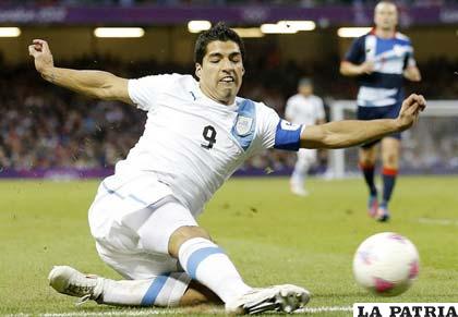 Luis Suárez delantero uruguayo (foto: futbol.com.uy)