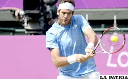 Juan Martín del Potro cayó ante Roger Federer (foto: london2012.com)
