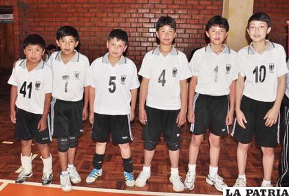 Jugadores del equipo de Alemán