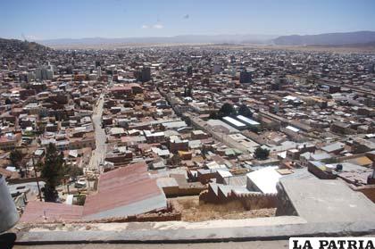 Vista panoramica de Oruro