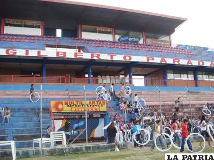 En el estadio “Gilberto Parada” de Montero el equipo de Guabirá juega de local