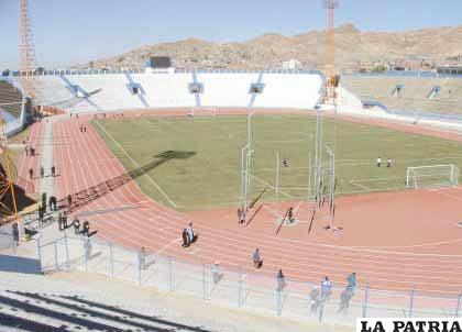 Vista panorámica del estadio “Jesús Bermúdez”