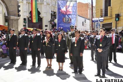 Autoridades del Tribunal de Justicia Departamental