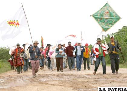 Los indígenas del Tipnis sienten que no tienen nada que festejar (Foto archivo)
