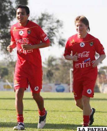 Cristian Vargas y Alejandro Chumacero (foto: APG)