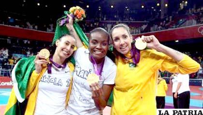 Jugadoras de la selección de Brasil en voleibol (foto: noticiassin.com)