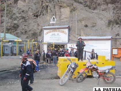 Acusan a cooperativistas por daños en bienes de mina Colquiri (Foto archivo)