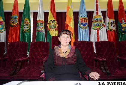 Wilma Velasco, nueva presidenta del TSE (Foto APG)