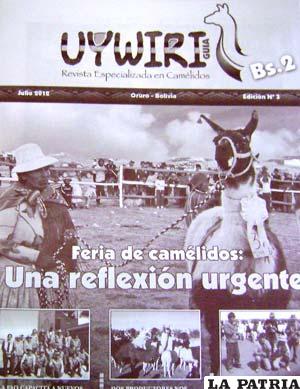Revista especializada Uywiri en su tercera edición