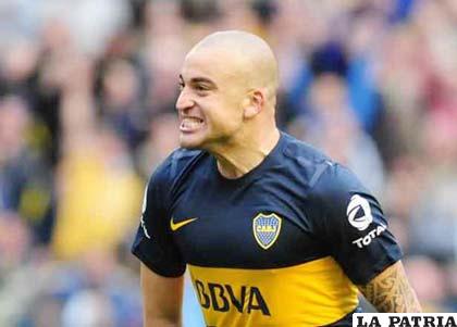 Santiago Silva anotó dos goles para Boca (foto: foxsportsla.com)