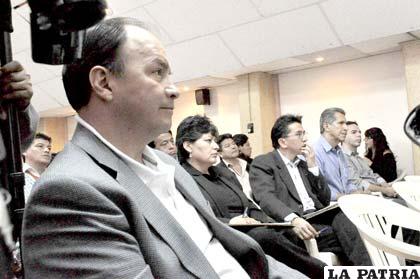 Edgar Claure participó de la reunión de Consude en Cochabamba (foto: APG)