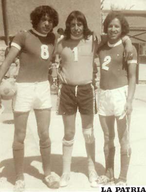 Jorge Figueroa, Ronald y Edgar Fuentes (foto: archivo)