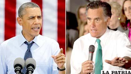 Barack Obama, y Mitt Romney candidatos a la presidencia de EE.UU. /soy402.com
