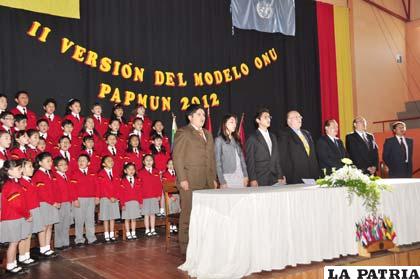 Acto de inauguración del Papmun 2012