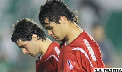 Nostalgia en los jugadores de Independiente (foto: golgolgol.net)