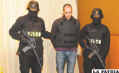 José María Gonzales Galán, acusado por traficó de 30 kilos de cocaína /la-razon.com