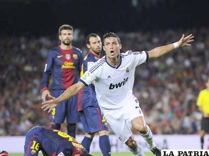 Cristiano Ronaldo anotó el segundo gol del Real Madrid (foto: foxsportsla.com)