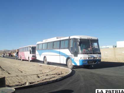 Los buses incautados