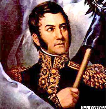 San Martín quiso adelantarse a Bolívar