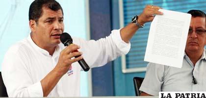 Correa denuncia una “campaña criminal” de Chevron contra Ecuador