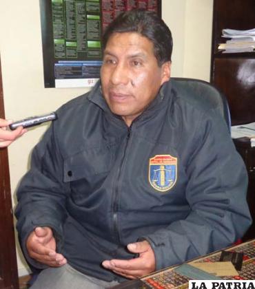 José Luis Choque, presidente de la Asociación de Magistrados y Jueces de Oruro