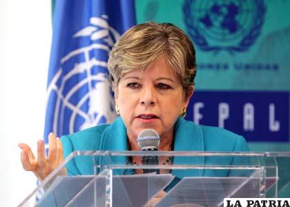 Secretaria ejecutiva de la Comisión Económica para América Latina y el Caribe (Cepal), Alicia Bárcena