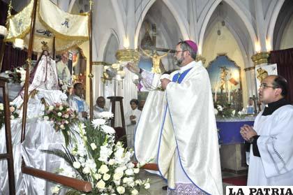 Misa de acción de gracias en honor a la Virgen de la Asunta Patrona de Oruro