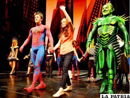 Actores de “Spider-Man” en Broadway