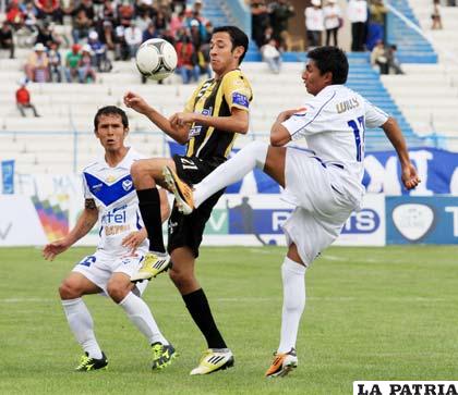 Del partido que jugaron el 14 de abril en Oruro