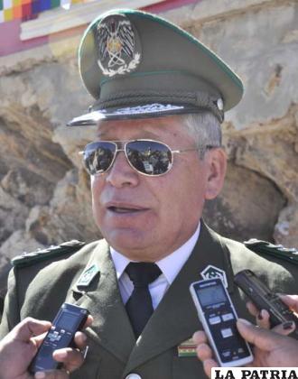 Coronel Filmann Urzagaste - SUBCOMANDANTE DE POLICÍA