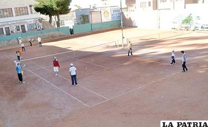 El Oruro Tenis Club será la sede del nacional de tenis