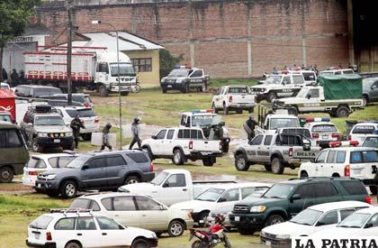 Control policial tras el desastre de Palmasola