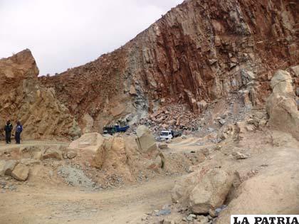 Trabajo en el cerro San Pedro