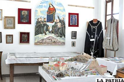 Exposición en el Santuario de Nuestra Señora del Socavón