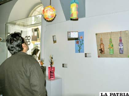 Muestra de reciclaje artístico en el Valerio Calles